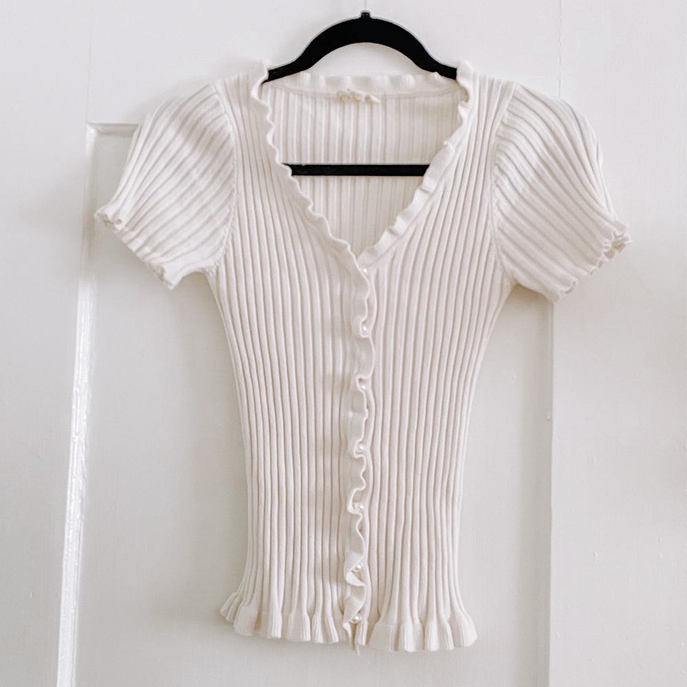 Eesome // Y2K White top